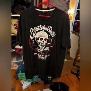 HOMAGE Black Grateful Dead Skull Tee